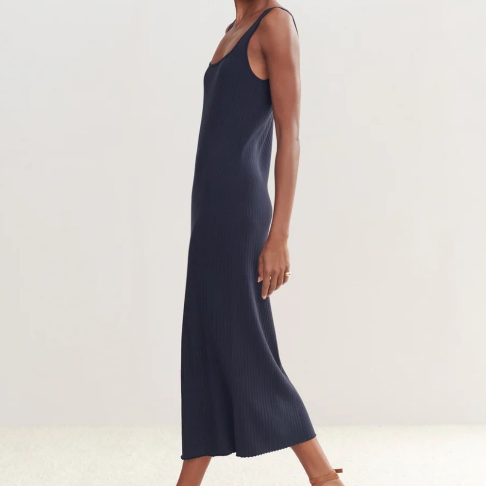 Jenni Kayne Rib Tank Dress - dark navy - xs